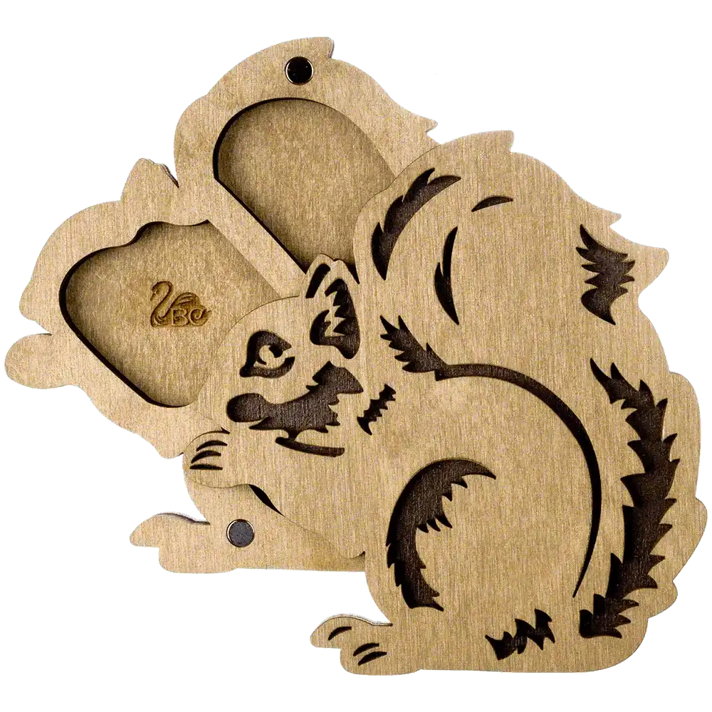 Bead organizer with wooden cover FLZB-100 Wonderland Crafts Bead Organizers - HobbyJobby