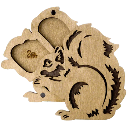 Bead organizer with wooden cover FLZB-100 Wonderland Crafts Bead Organizers - HobbyJobby