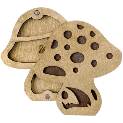 Bead organizer with wooden cover FLZB-103 Wonderland Crafts Bead Organizers - HobbyJobby