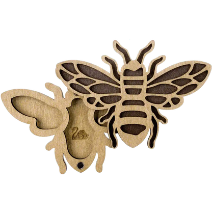 Bead organizer with wooden cover FLZB-106 Wonderland Crafts Bead Organizers - HobbyJobby