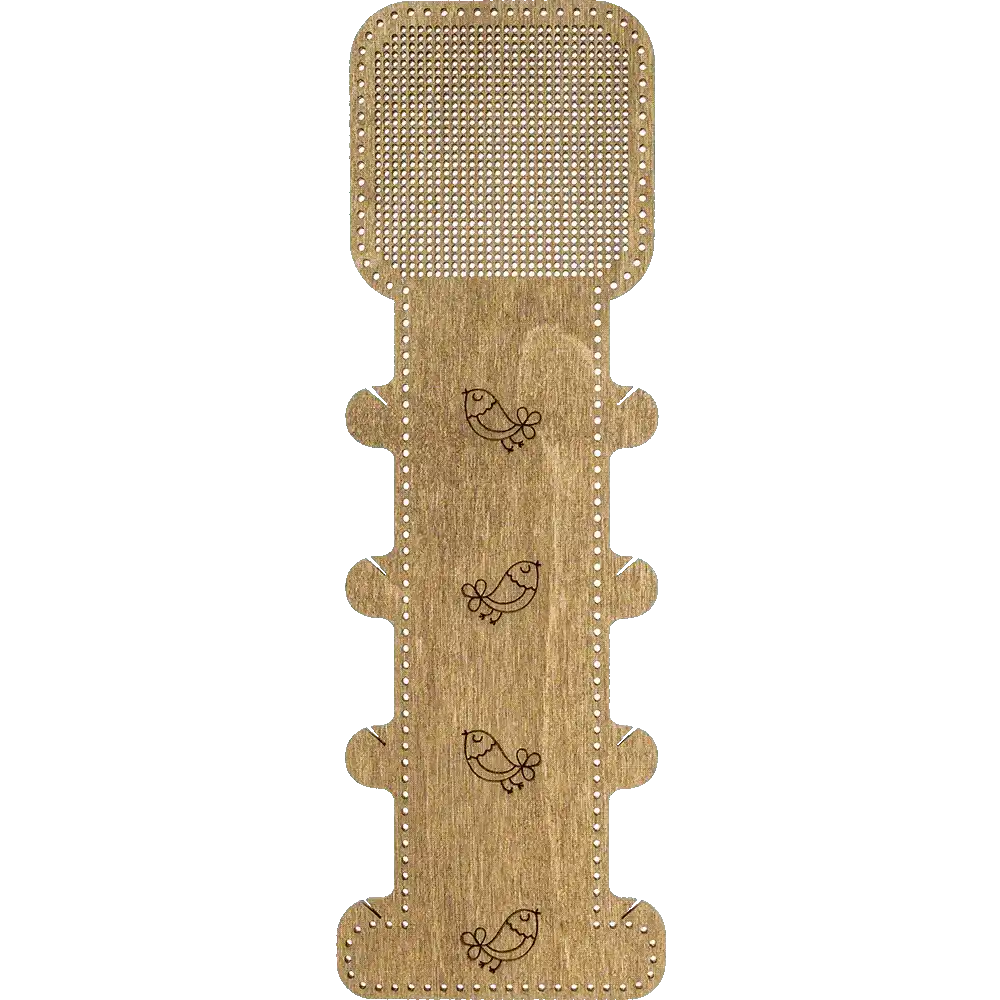 Blank for embroidery with thread on wood FLHW-009 Wonderland Crafts Blank for Embroidery - HobbyJobby