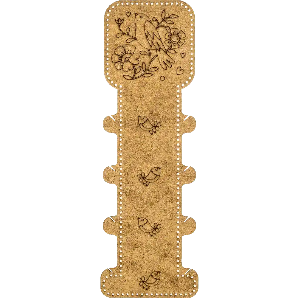 Blank for embroidery with thread on wood FLHW-009 Wonderland Crafts Blank for Embroidery - HobbyJobby