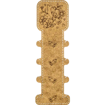 Blank for embroidery with thread on wood FLHW-009 Wonderland Crafts Blank for Embroidery - HobbyJobby