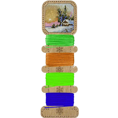 Blank for embroidery with thread on wood FLHW-011 Wonderland Crafts Blank for Embroidery - HobbyJobby