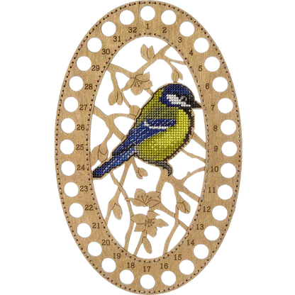 Blank for embroidery with thread on wood FLHW-014 Wonderland Crafts Blank for Embroidery - HobbyJobby