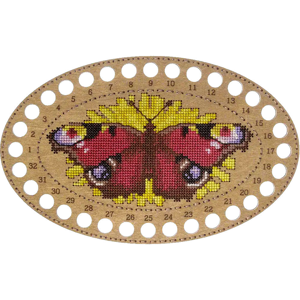 Blank for embroidery with thread on wood FLHW-018 Wonderland Crafts Blank for Embroidery - HobbyJobby