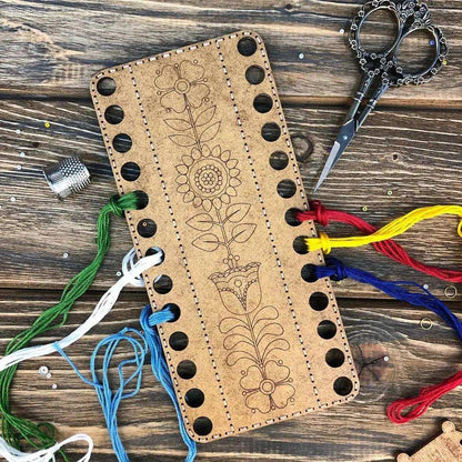 Blank for embroidery with thread on wood FLHW-019 Wonderland Crafts Blank for Embroidery - HobbyJobby
