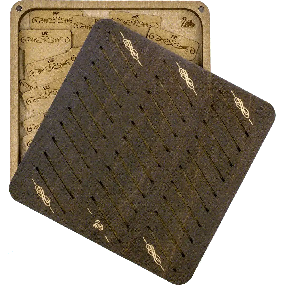 Box for handicraft + 32 bobbins FLZB(N)-063 Wonderland Crafts Organizer Box - HobbyJobby