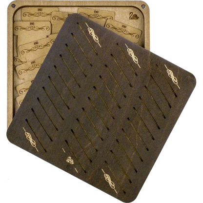 Box for handicraft + 32 bobbins FLZB(N)-063 Wonderland Crafts Organizer Box - HobbyJobby