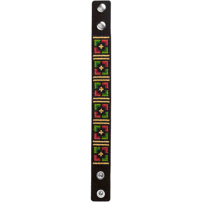 Bracelet Needlecraft Kit - Cross Stitch Kits on Leather Wonderland Crafts Bracelet Kits - HobbyJobby