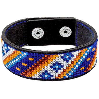 Bracelet Needlecraft Kit - Cross Stitch Kits on Leather Wonderland Crafts Bracelet Kits - HobbyJobby