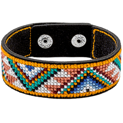 Bracelet Needlecraft Kit - Cross Stitch Kits on Leather Wonderland Crafts Bracelet Kits - HobbyJobby