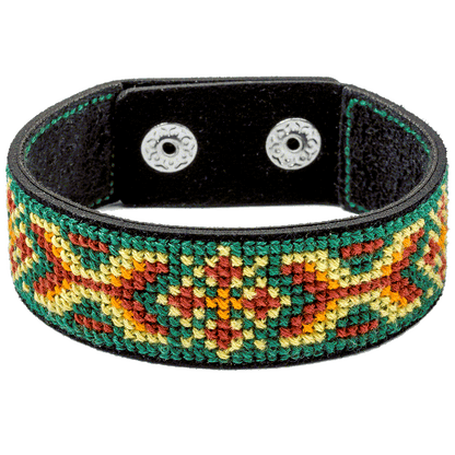 Bracelet Needlecraft Kit - Cross Stitch Kits on Leather Wonderland Crafts Bracelet Kits - HobbyJobby