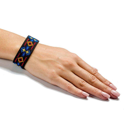 Bracelet Needlecraft Kit - Cross Stitch Kits on Leather Wonderland Crafts Bracelet Kits - HobbyJobby