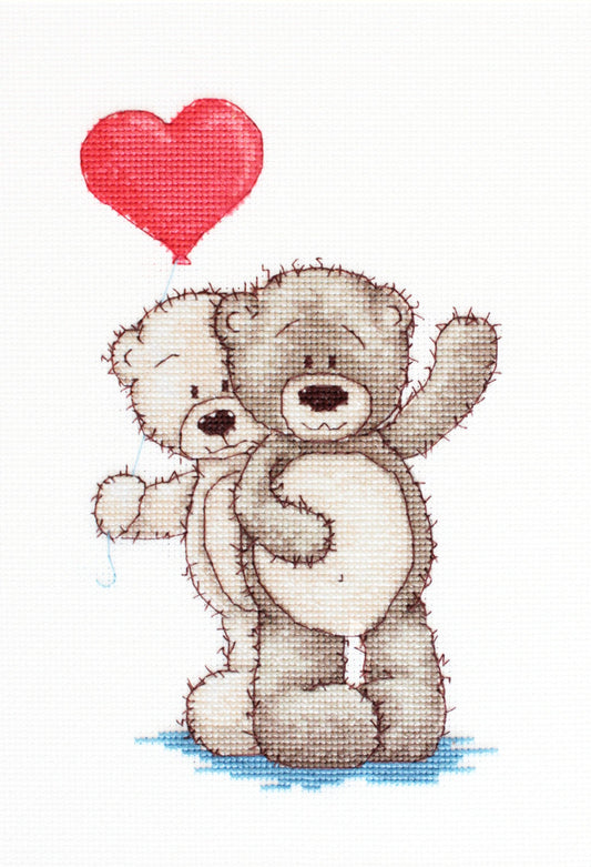 Cross Stitch Kit Luca-S - B1013, Bruno & Bianca - HobbyJobby