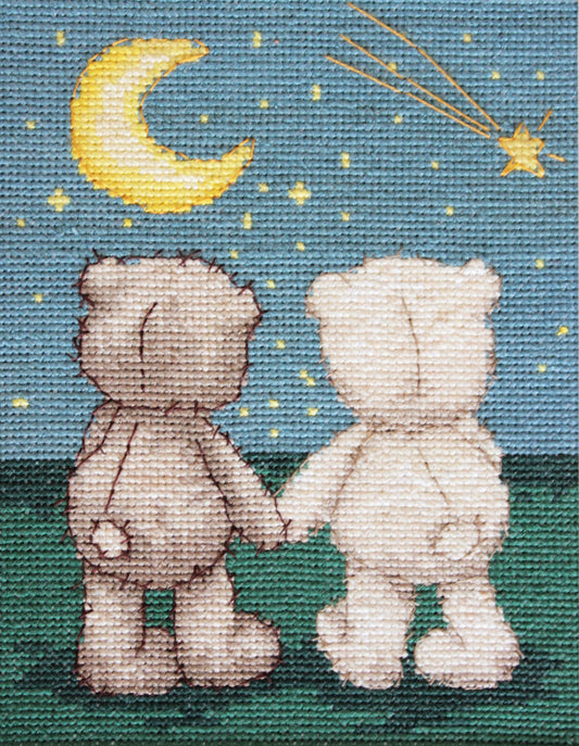 Cross Stitch Kit Luca-S - B1091, Bruno & Bianca - HobbyJobby