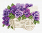 Cross Stitch Kit Luca-S - B259 Pansies - HobbyJobby