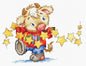 Cross Stitch Kit Luca-S - Calf with stars - HobbyJobby