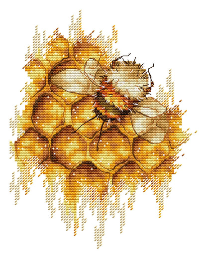 Cross Stitch Kit Luca-S - CD003 Fragrant and fluffy - Luca-S Cross Stitch Kits