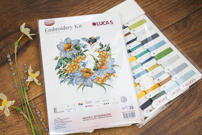 Cross Stitch Kit Luca-S - Honey Afternoon, CD001 - Luca-S Cross Stitch Kits