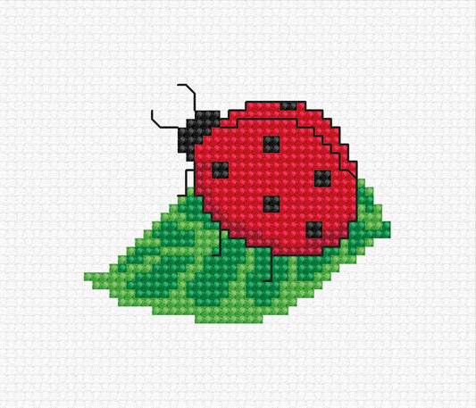 Cross Stitch Kit Luca-S - Ladybird, B1064 Cross Stitch Kits - HobbyJobby