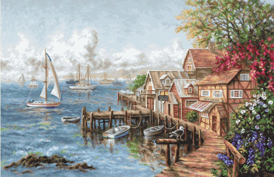 Cross Stitch Kit Luca-S - Mariner's Haven - HobbyJobby