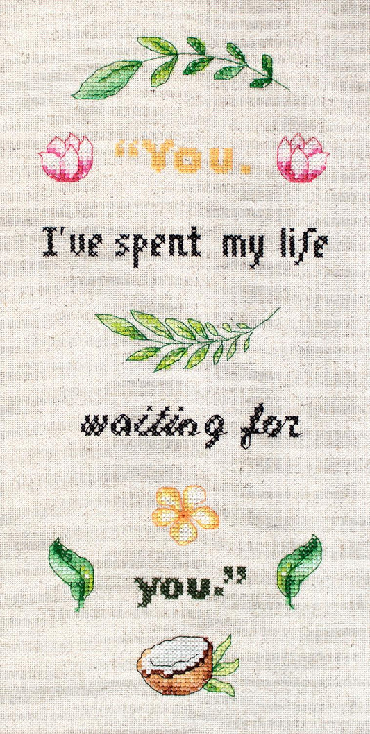 Cross Stitch Kit Luca-S - Slogan - HobbyJobby