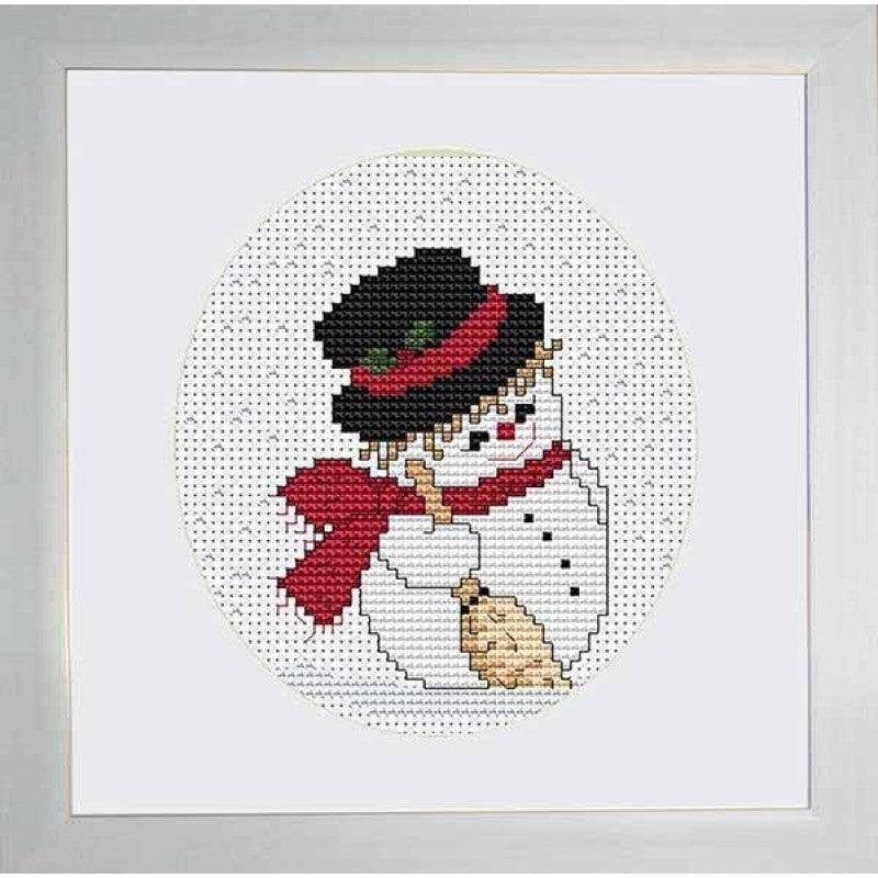 Cross Stitch Kit Luca-S - Snowman, B1071 Cross Stitch Kits - HobbyJobby