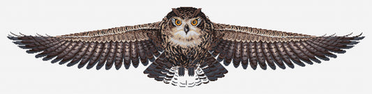 Cross Stitch Kit Luca-S - The Owl, CD005 - Luca-S Cross Stitch Kits