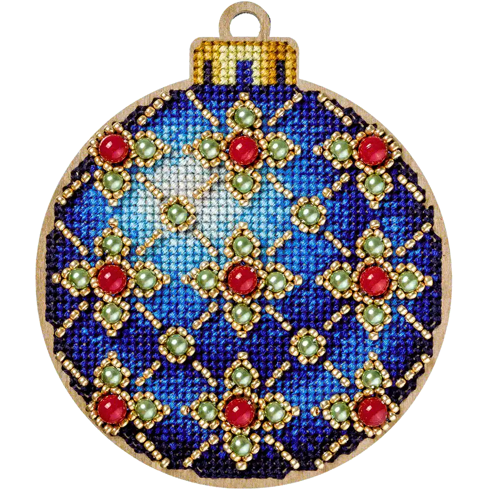 Cross Stitch Kit with Beads on Wood - Toys Needlecraft on Wood Wonderland Crafts Wooden Kits - HobbyJobby