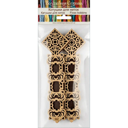 Floss bobbins FLC-093(S) (2 pieces) Wonderland Crafts Floss Bobbins - HobbyJobby