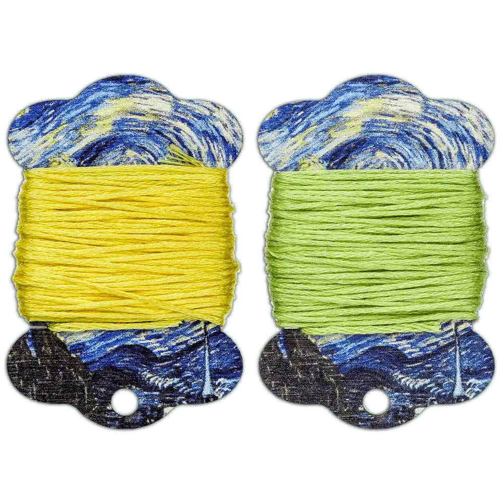 Floss bobbins FLC-104(S) (6 pieces) Wonderland Crafts Floss Bobbins - HobbyJobby