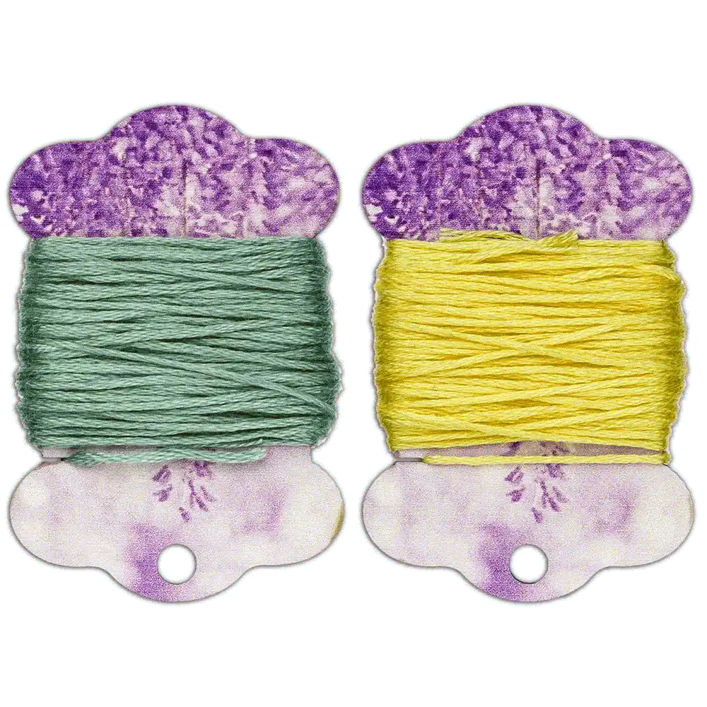 Floss bobbins FLC-112(S) (6 pieces) Wonderland Crafts Floss Bobbins - HobbyJobby