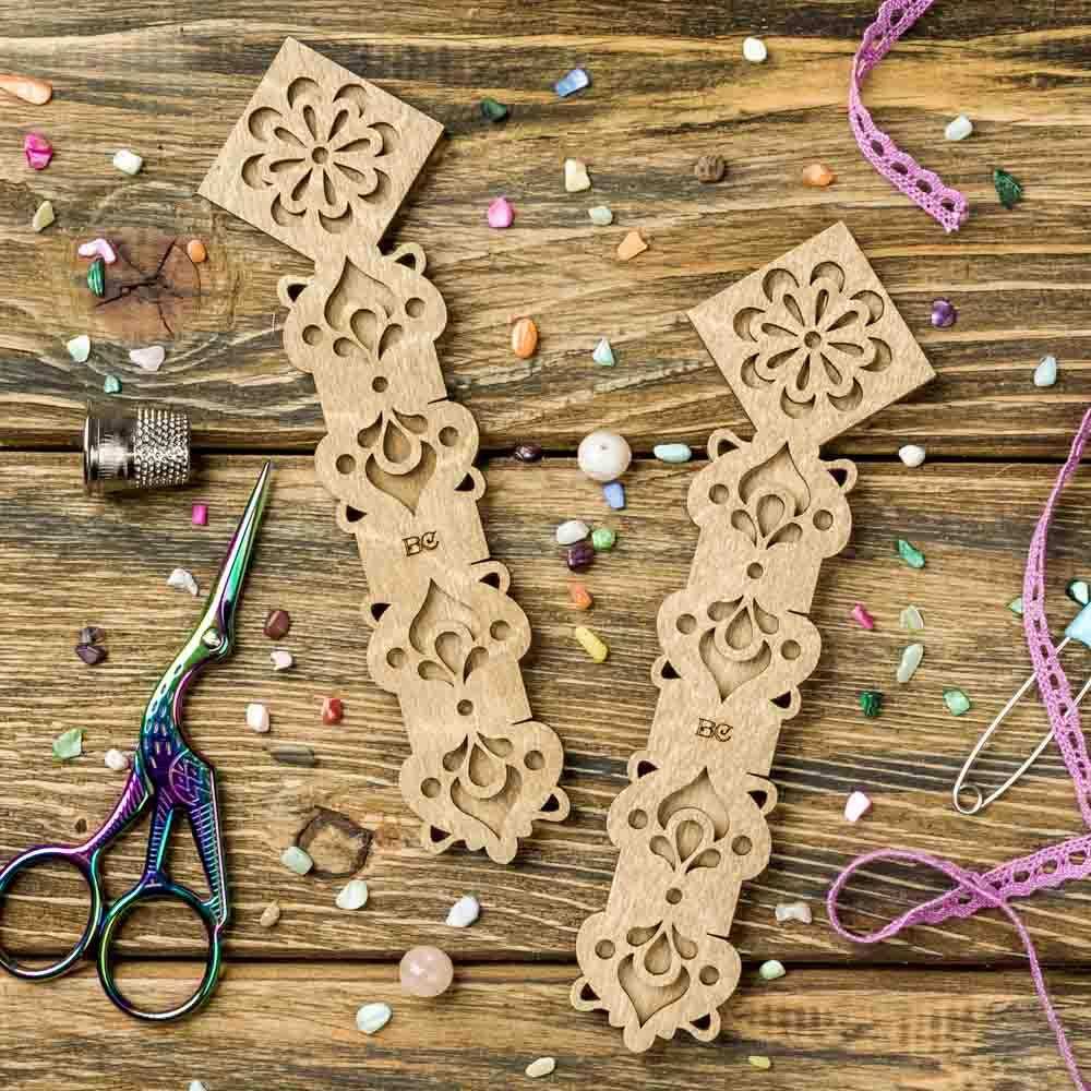 Floss Bobbins, Wooden Thread Bobbins - Thread Organizers Wonderland Crafts Floss Bobbins - HobbyJobby