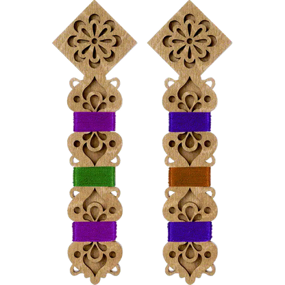 Floss Bobbins, Wooden Thread Bobbins - Thread Organizers Wonderland Crafts Floss Bobbins - HobbyJobby