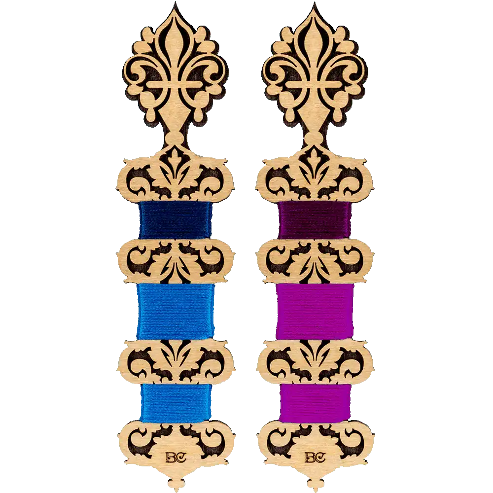 Floss Bobbins, Wooden Thread Bobbins - Thread Organizers Wonderland Crafts Floss Bobbins - HobbyJobby