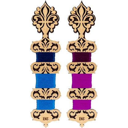 Floss Bobbins, Wooden Thread Bobbins - Thread Organizers Wonderland Crafts Floss Bobbins - HobbyJobby