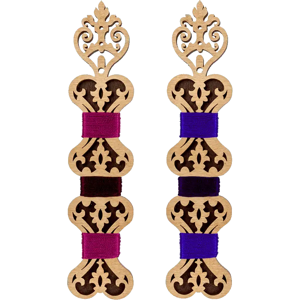 Floss Bobbins, Wooden Thread Bobbins - Thread Organizers Wonderland Crafts Floss Bobbins - HobbyJobby