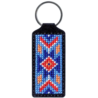 Key Chain Needlecraft Kit - Cross Stitch Kits on Leather Wonderland Crafts Key-Chain Kit - HobbyJobby