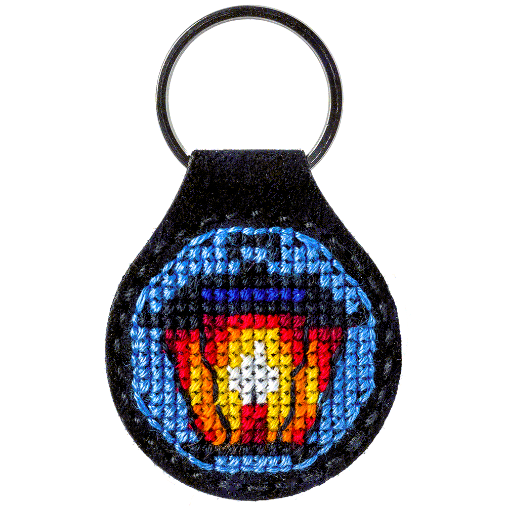 Key Chain Needlecraft Kit - Cross Stitch Kits on Leather Wonderland Crafts Key-Chain Kit - HobbyJobby