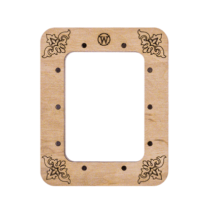 Magnetic Embroidery Hoop - Wooden Cross Stitch Hoop (6.5x9cm) Wonderland Crafts Hoops - HobbyJobby