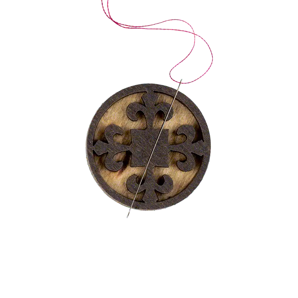 Magnetic Needle Holder - Wooden Needle Minder Wonderland Crafts Needle Minders - HobbyJobby
