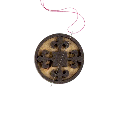 Magnetic Needle Holder - Wooden Needle Minder Wonderland Crafts Needle Minders - HobbyJobby