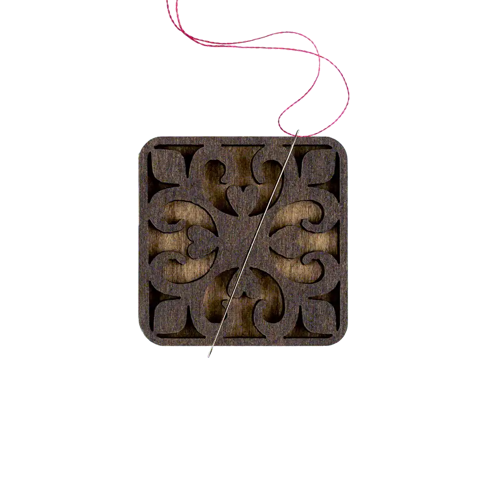 Magnetic Needle Holder - Wooden Needle Minder Wonderland Crafts Needle Minders - HobbyJobby