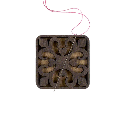 Magnetic Needle Holder - Wooden Needle Minder Wonderland Crafts Needle Minders - HobbyJobby