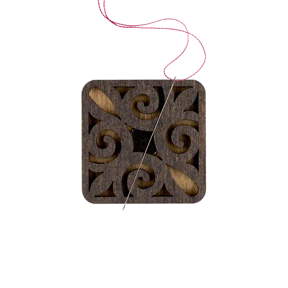 Magnetic Needle Holder - Wooden Needle Minder Wonderland Crafts Needle Minders - HobbyJobby