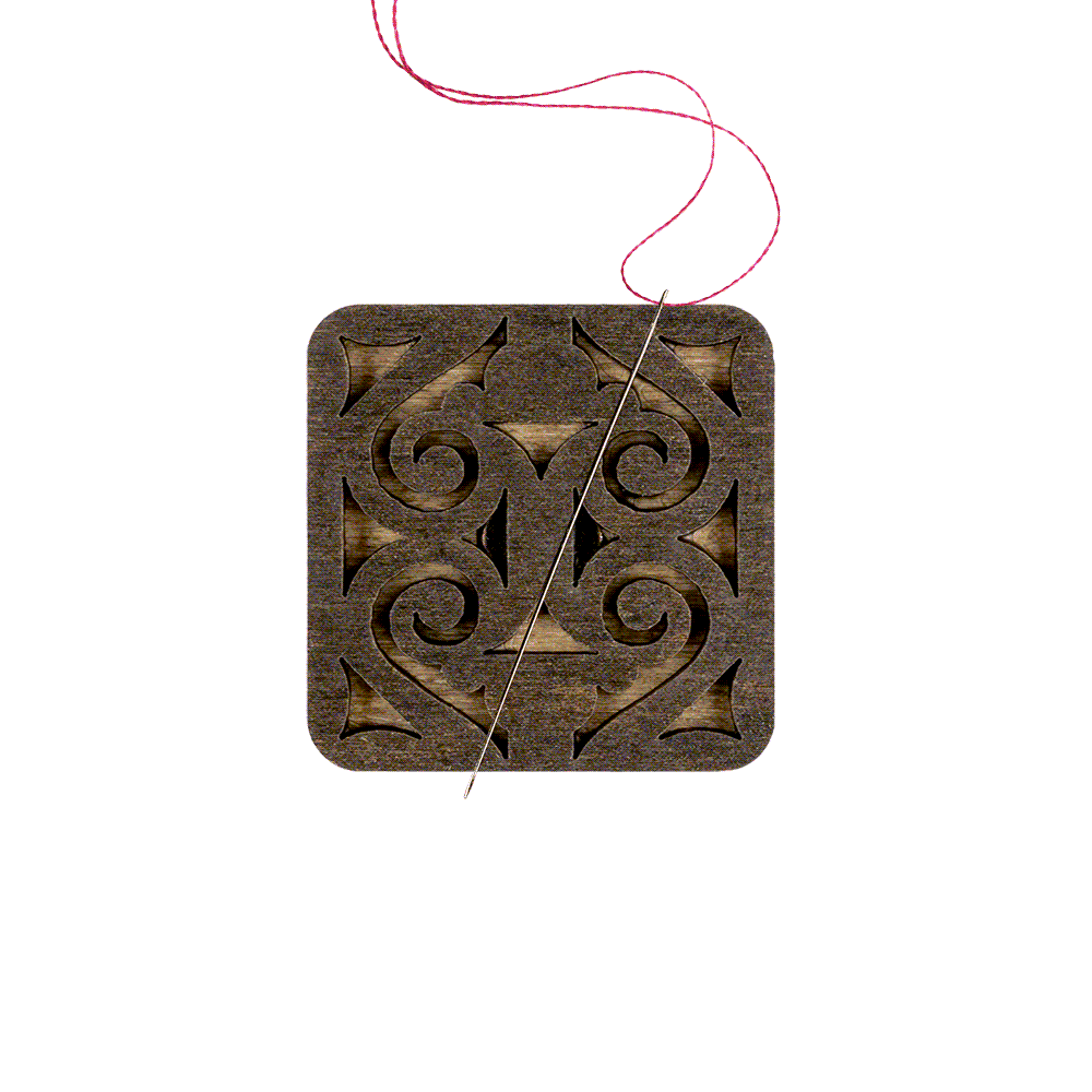 Magnetic Needle Holder - Wooden Needle Minder Wonderland Crafts Needle Minders - HobbyJobby