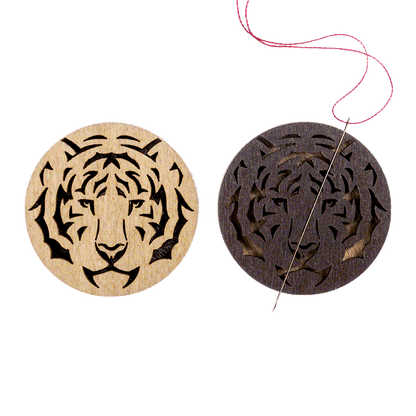 Magnetic Needle Holder - Wooden Needle Minder Wonderland Crafts Needle Minders - HobbyJobby