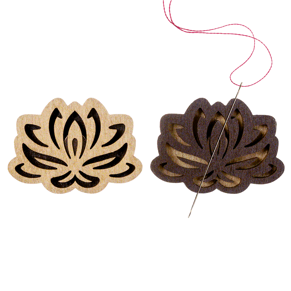 Magnetic Needle Holder - Wooden Needle Minder Wonderland Crafts Needle Minders - HobbyJobby