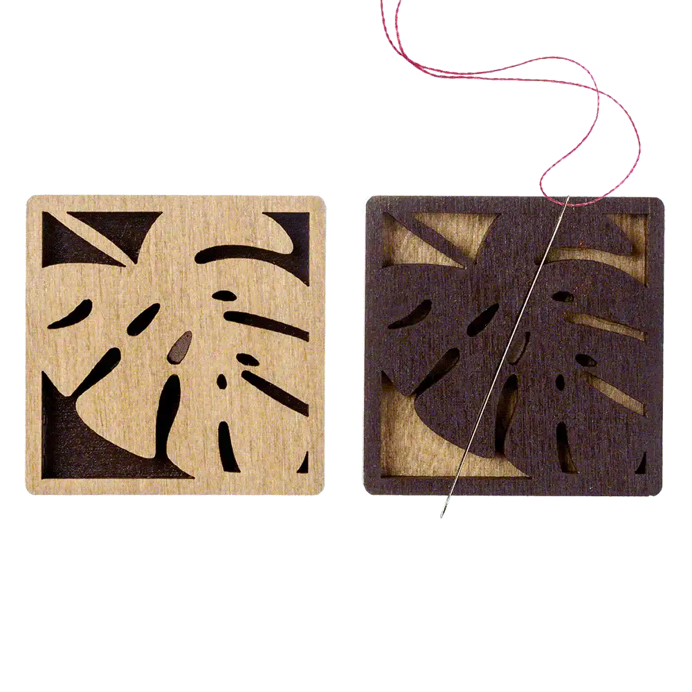 Magnetic Needle Holder - Wooden Needle Minder Wonderland Crafts Needle Minders - HobbyJobby